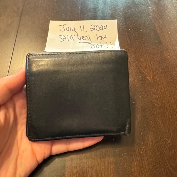 Calvin Klein Black Leather Bifold Wallet - Picture 2 of 5